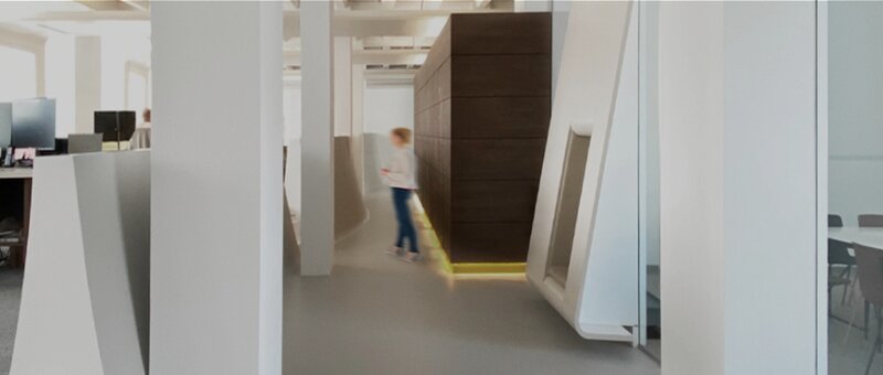 Innenansicht Architektenbüro