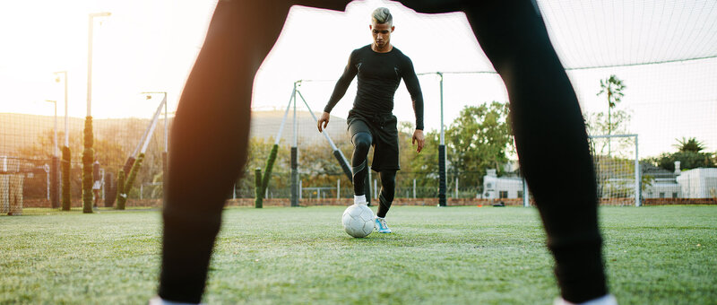 2 Fußballspieler