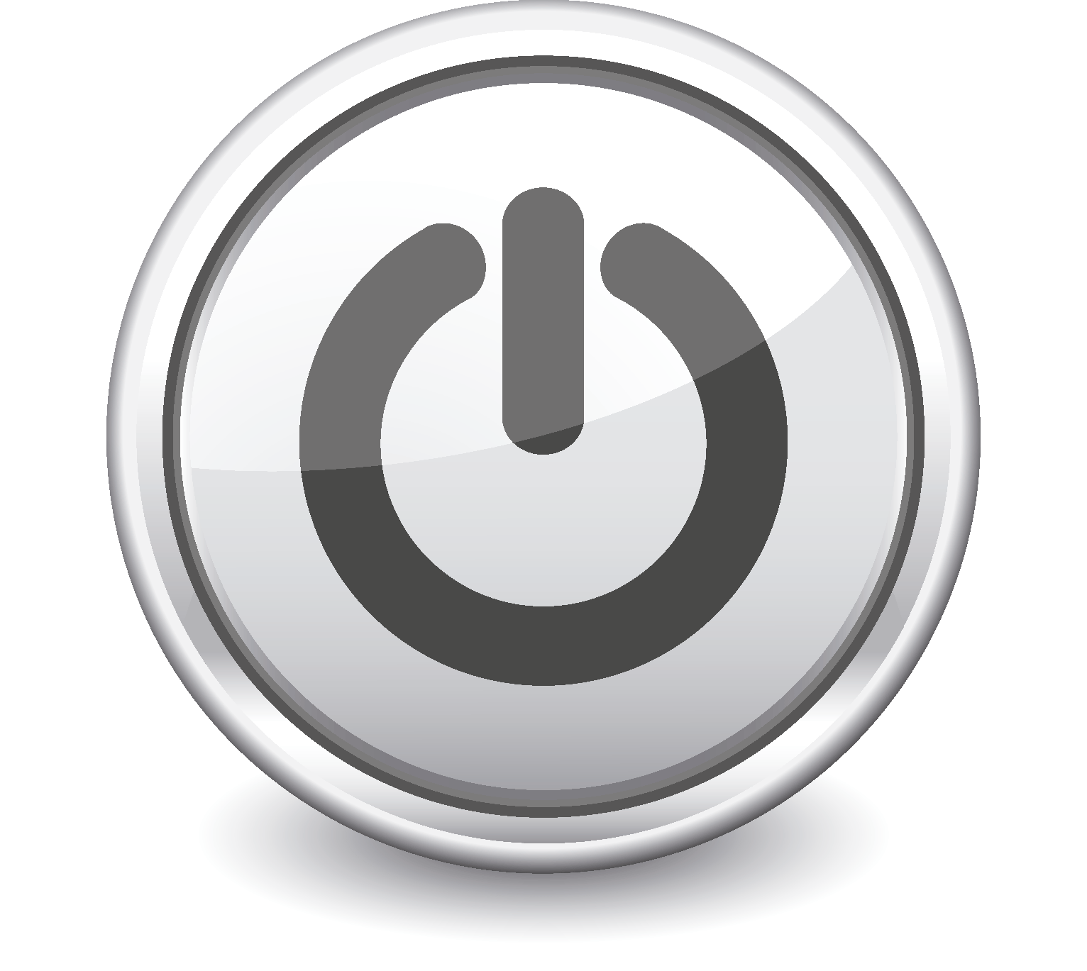 ISDN wird abgeschaltet Power Button