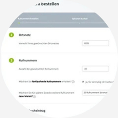 Rufnummer bestellen Rufnummer bestellen